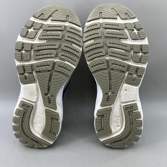 Brooks Adrenaline GTS 22 Running Shoes Women's 8.5 D Wide Gray Comfort Sneakers - Picture 7 of 9
